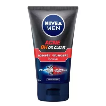 Nivea Men Acne Oil Clear Mud Foam 100 г, Black