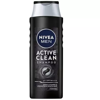 Nivea, Men Active Clean очищающий шампунь для волос 400мл