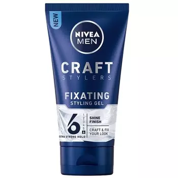 Nivea, Men Craft Stylers фиксирующий гель для укладки волос 150мл