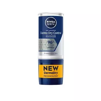 Nivea, Men Derma Dry Control, шариковый антиперспирант, 50 мл