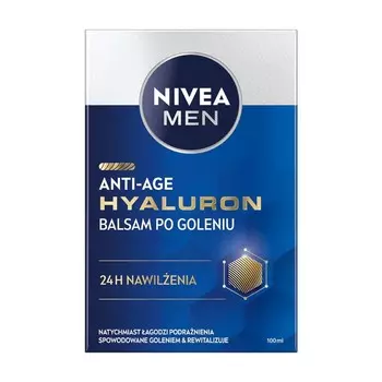 Nivea, Men Hyaluron, Бальзам после бритья против морщин, 100мл