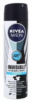 Nivea Men Invisible For Black & White Fresh 150мл