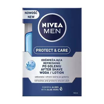 Nivea Men Protect & Care освежающий лосьон после бритья 100мл