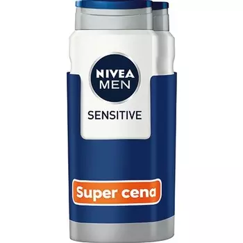 Nivea Men Sensitive 2 X 500 мл Мужской гель для душа