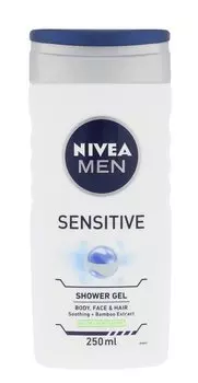 Nivea Men, Sensitive, гель для душа, 250 мл