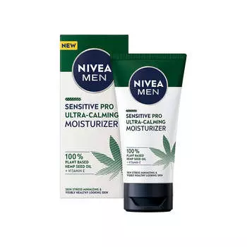 Nivea Men Sensitive Pro Ultra-Calming Moisturizer увлажняющий крем для лица с маслом семян конопли 75мл