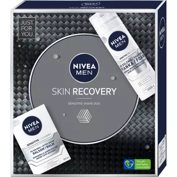 Nivea Men Skin Recovery набор: бальзам после бритья, 100 мл + пена для бритья, 200 мл