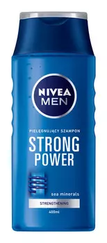Nivea, Men Strong Power, укрепляющий шампунь, 400 мл
