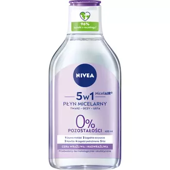 Nivea MicellAIR SKINBREATHE мицеллярная жидкость для чувствительной и гиперчувствительной кожи 5в1, 400 мл