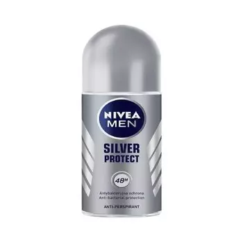 NIVEA Мужской антиперспирант Silver Protect, 50 мл