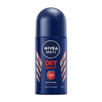 Nivea Мужской дезодорант Roll On Dry Impact 50 мл. Джонни и его коллеги по работе с людьми, White