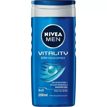 Nivea Мужской гель для душа Vitality Fresh 250мл