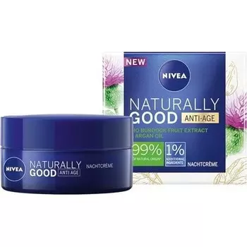 Nivea Naturally Good Ночной крем против старения 50 мл