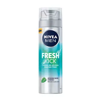 Nivea Пена для бритья Men Fresh Kick освежающая 200мл