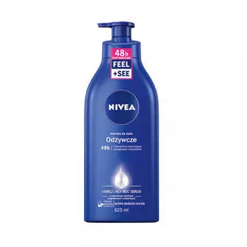Nivea Питательное молочко для тела Moisturizing Power Serum с помпой 625мл
