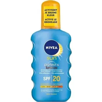 Nivea Protect & Bronze Солнцезащитный спрей SPF 20 200мл