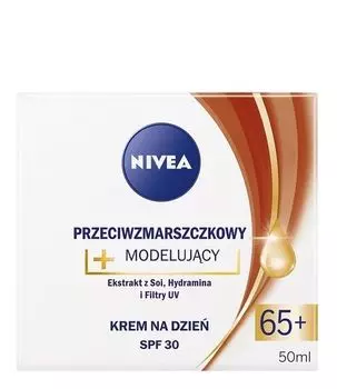 Nivea Przeciwzmarszczkowy + Modelujcy 65+ SPF30 дневной крем для лица, 50 ml