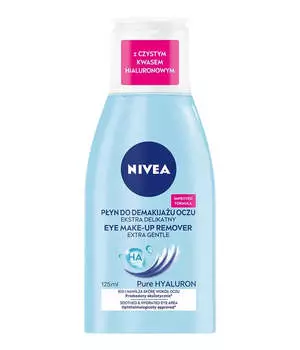 Nivea Pure Hyaluron очень нежное средство для снятия макияжа с глаз 125мл