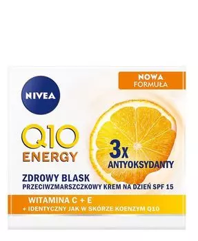 Nivea Q10 Energy Zdrowy Blask дневной крем для лица, 50 ml