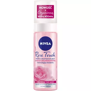 Nivea Rose Touch очищающая пенка для лица, 150 мл