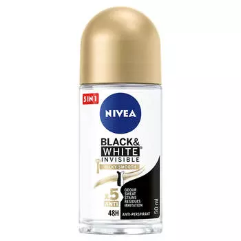 Nivea Шариковый антиперспирант Black&White Invisible Silky Smooth 50мл