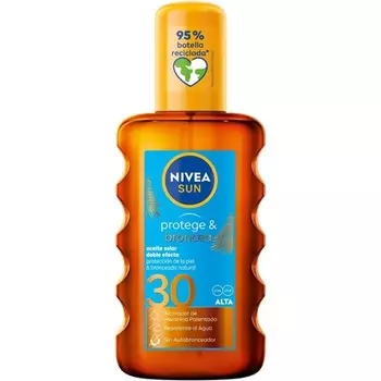 Nivea Солнцезащитное и активирующее бронзовый загар защитное масло Spf30 200 мл