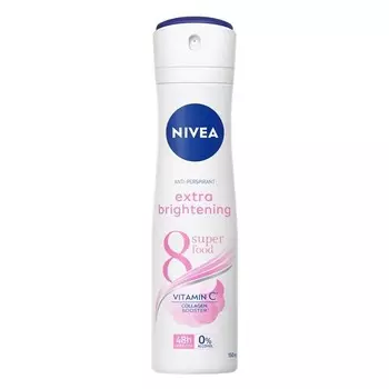 Nivea Спрей Extra Brightening 8 Super Food 150 мл. и, White