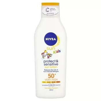 Nivea Sun Kids Солнцезащитный крем для защиты и чувствительной кожи 200 мл