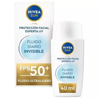 NIVEA SUN Невидимый дневной жидкий солнцезащитный крем для лица SPF 50+ 40 мл