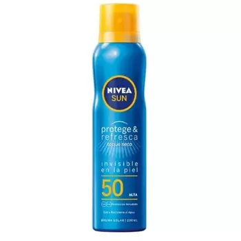 Nivea, Sun Protect & Refresh SPF50, солнцезащитный спрей, 200 мл