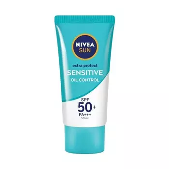 Nivea Sun Sensitive Oil Control Serum SPF50+PA+++ 50 мл, White