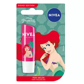 Nivea Ухаживающая губная помада Pink Melon Disney Edition 4.8г