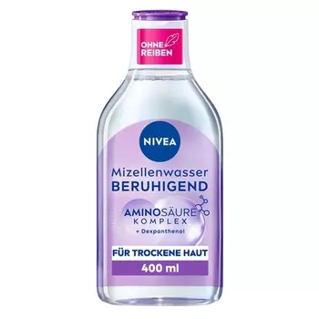 Nivea Успокаивающая мицеллярная вода для чувствительной кожи с декспантенолом и комплексом аминокислот 400 мл