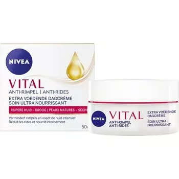 Nivea Vital Anti-Wrinkle Extra Rich Day Cream SPF 30 - 50 мл