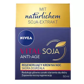 Nivea Vital Soja Anti-Age ночной регенерирующий крем 50мл