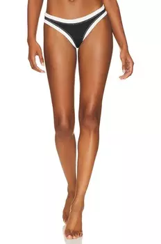 Низ бикини Aquamanile Two Tone, цвет Black & White