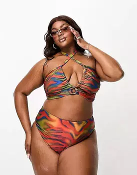 Низ бикини Asos Design, мультиколор