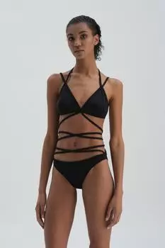 Низ бикини - Черный - Однотонный Dagi