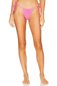 Низ бикини Frankies Bikinis Tia Ribbed, цвет Hot Pink