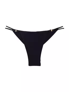 Низ бикини Gi Cheeky из веревки с бусинами ViX by Paula Hermanny, черный