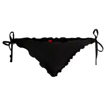 Низ бикини HUGO Ruffle Side Tie 10269296, черный