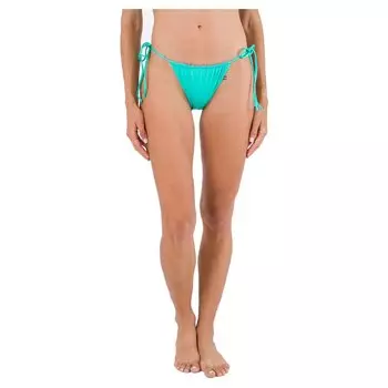 Низ бикини Hurley Solid Rvsb Cheeky Side Tie, зеленый