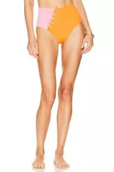 Низ бикини L*SPACE Solstice, цвет Tangerine & Guava