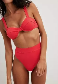 Низ бикини MIT HOHER TAILLE NA-KD, красный