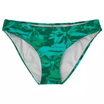 Низ бикини Patagonia Women's Nanogrip Bottoms, цвет Cliffs And Waves/Conifer Green