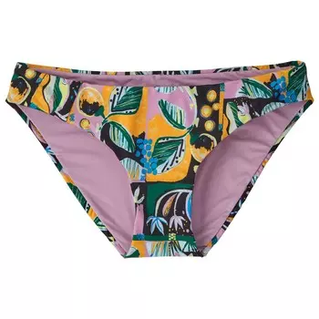 Низ бикини Patagonia Women's Sunamee Bottoms, цвет Island Seedlings/Milkweed Mauve