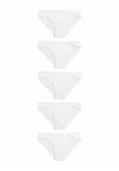 Низ бикини RICH KNICKERS 5 PACK Next, белый