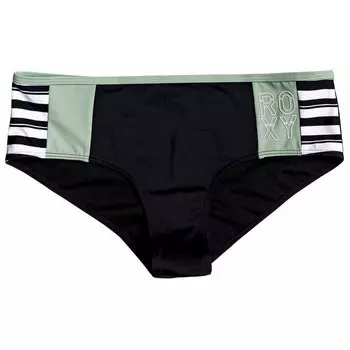 Низ бикини Roxy Fitness Printed Full, черный