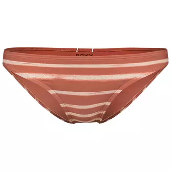 Низ бикини Roxy Women's Beach Classics Moderate Bo, цвет Cedar Wood Happy Stripe