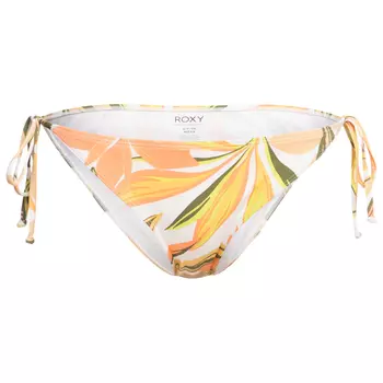 Низ бикини Roxy Women's Printed Beach Classics Bikini TS, цвет Bright White Subtly Salty Flat